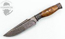 Боевой нож Noname из Дамаска №62