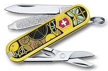 Велосипедный мультитул Victorinox Нож перочинныйClassic Swiss Clockwork 0.6223.L1402 58мм 7 функций дизайн Механизм