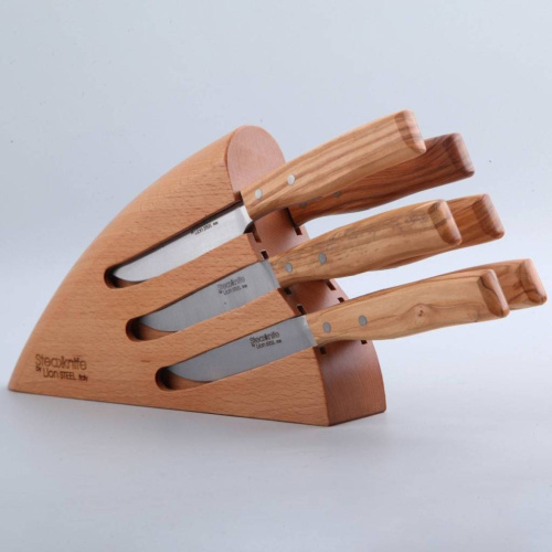 2011 Lion Steel Набор ножей для стейка LionSteel с подставкой - 9001C UL