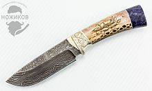 Охотничий нож Noname из Дамаска №83