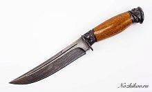 Военный нож  Авторский Нож из Дамаска №41